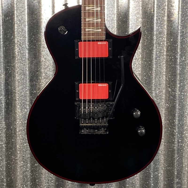 esp-ltd-gh-200-gary-holt-floyd-rose-black-guitar-lgh200blk-1435-used ESP LTD GH-200 Gary Holt Floyd Rose Black Guitar LGH200BLK #1435 Used