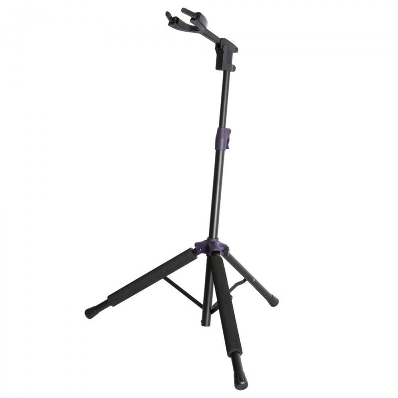 on-stage-hang-it-progrip-ii-guitar-stand-auto-closing-adjustable-guitar-stand-with-spring-loaded-yoke On-Stage Hang-It ProGrip II Guitar Stand - Auto-Closing, Adjustable Guitar Stand with Spring-Loaded Yoke