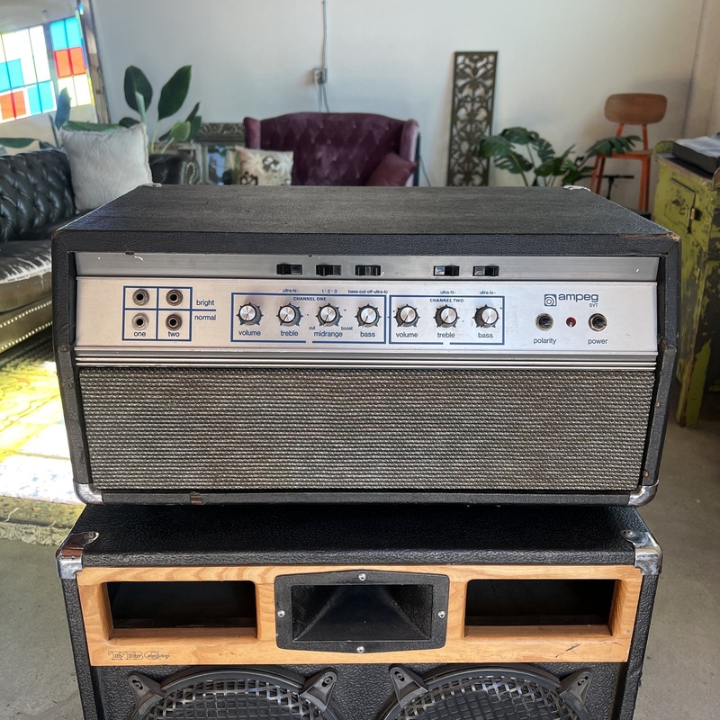 1970-ampeg-svt-blue-line-rare-pre-magnavox-linden-nj-production-vintage-300w-tube-head 1970 Ampeg SVT "Blue Line" Rare Pre-Magnavox / Linden, NJ Production Vintage 300W Tube Head