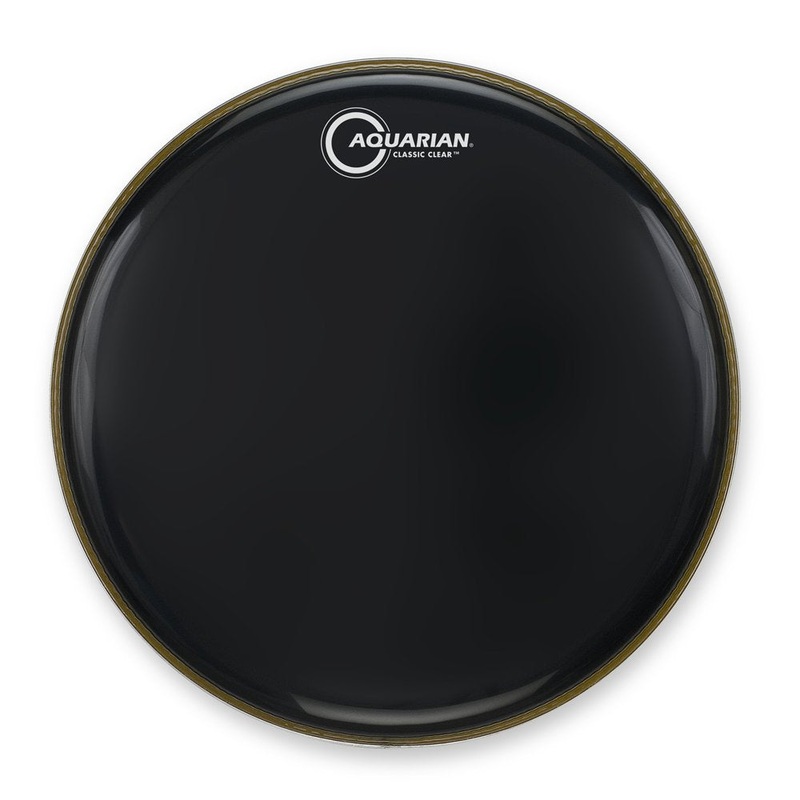 aquarian-cc16bk-16-classic-drumhead-clear-black Aquarian CC16BK 16" Classic Drumhead Clear Black