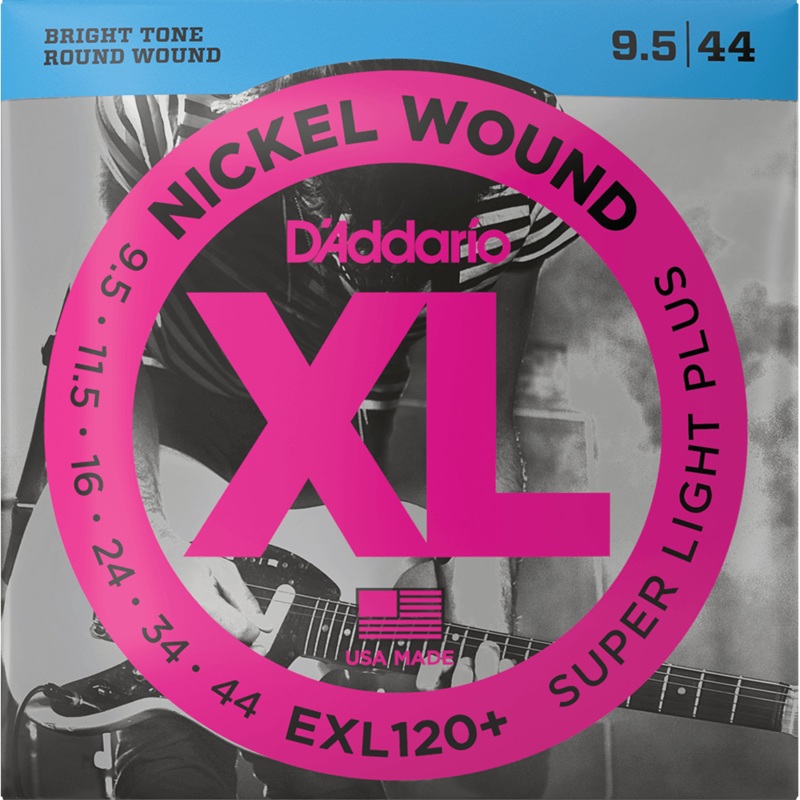 d-addario-exl120-nickel-wound-super-light-plus-9-5-44 D'Addario EXL120+ Nickel Wound, Super Light Plus 9.5-44