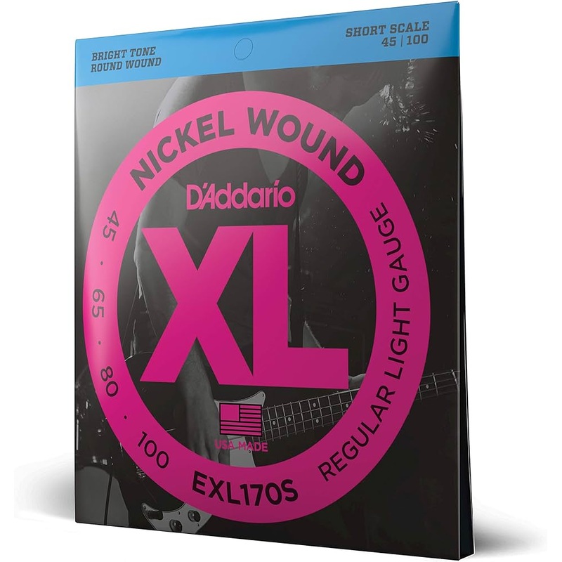 d-addario-exl170-s-short-scale-45-100-bass-guitar-string-set D'Addario EXL170-S Short Scale 45-100 Bass Guitar String Set