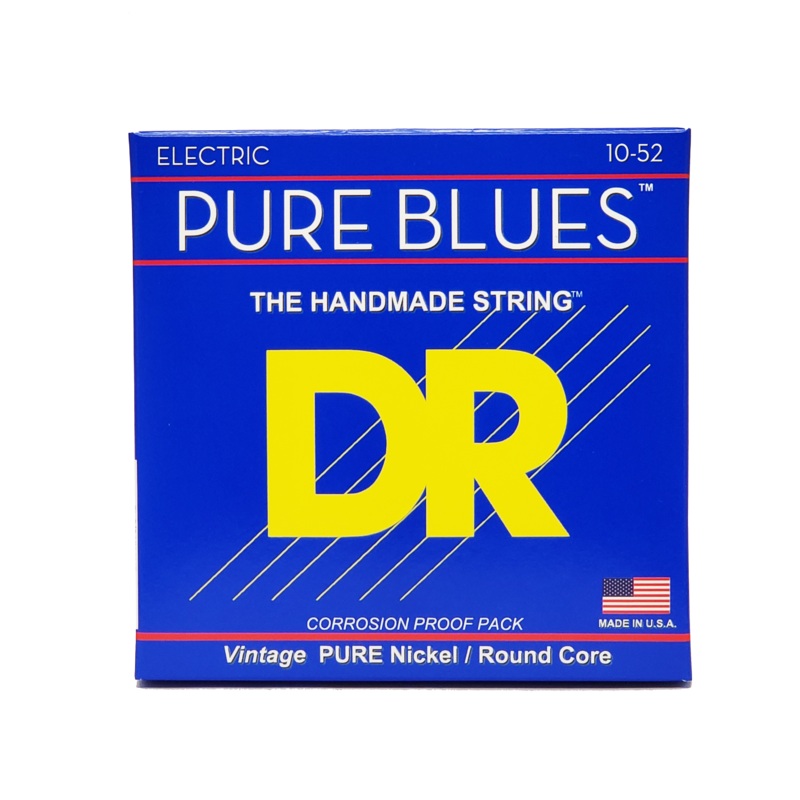 dr-pure-blues-pure-nickel-electric-guitar-string-set-10-52-big-n-heavy-phr-10-52 DR Pure Blues Pure Nickel Electric Guitar String Set - 10-52 Big-N-Heavy PHR-10/52