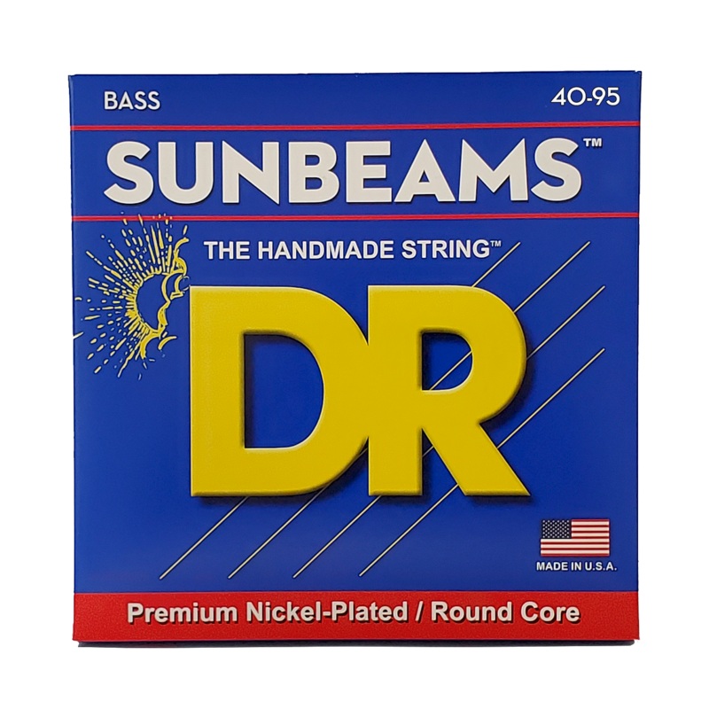 dr-sunbeam-nickel-plated-steel-electric-bass-strings-long-scale-set-4-string-40-095-light-light-nllr-40 DR Sunbeam Nickel Plated Steel Electric Bass Strings Long Scale Set - 4-String 40-095 Light-Light NLLR-40