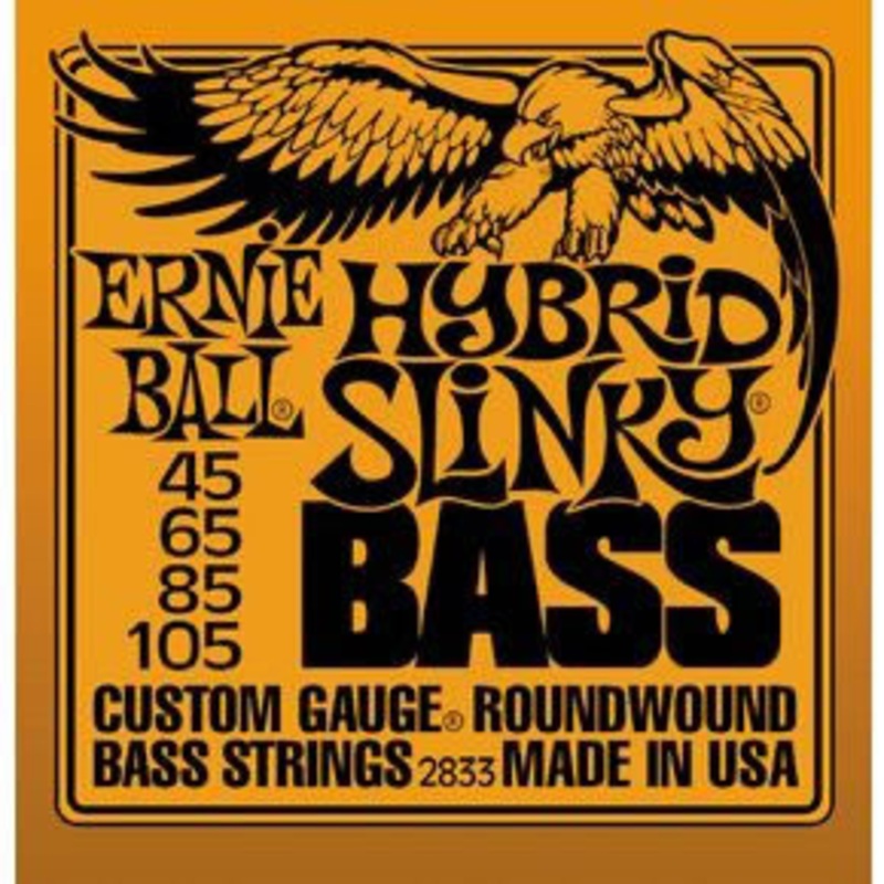 ernie-ball-2833-45-105-hybrid-slinky-bass-guitar-string-set Ernie Ball 2833 45-105 Hybrid Slinky Bass Guitar String Set