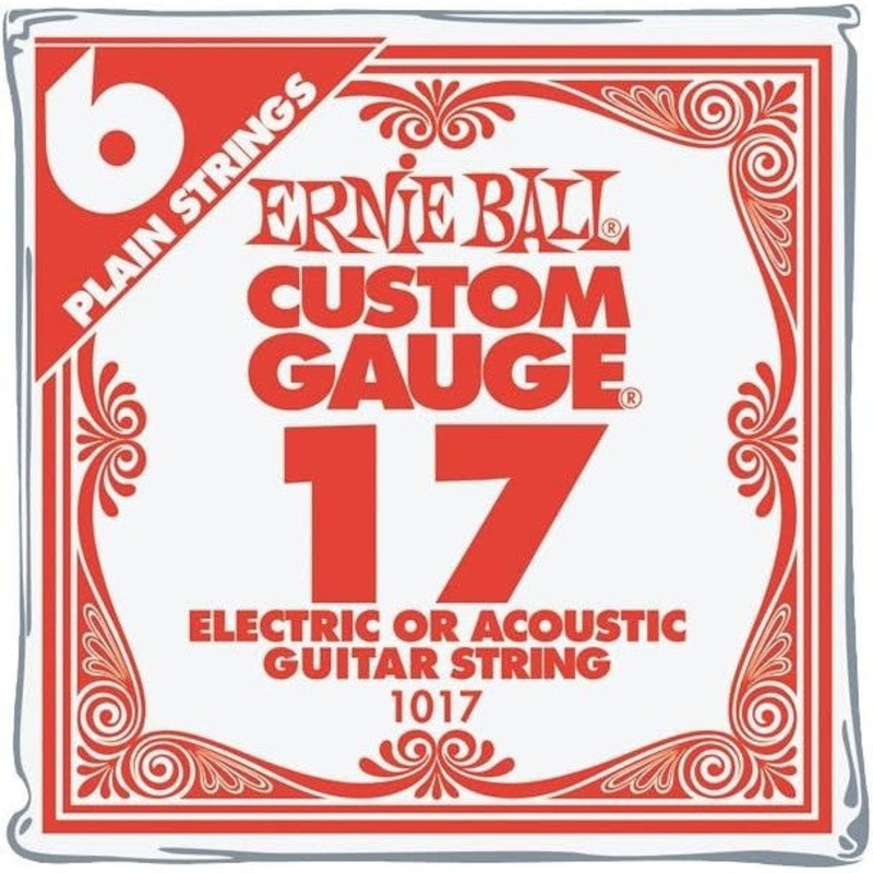 ernie-ball-nickel-plain-single-guitar-string-017-6-pack-p00017 Ernie Ball Nickel Plain Single Guitar String .017 - 6-Pack (P00017)