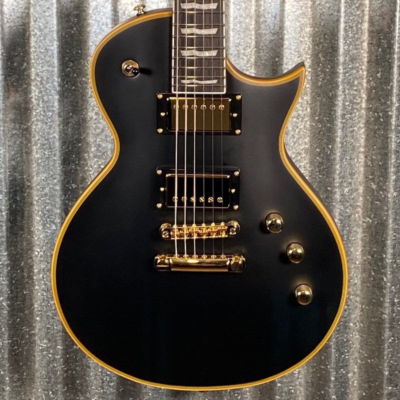 esp-ltd-ec-1000-vintage-black-seymour-duncan-guitar-lec1000vbd-0288-used ESP LTD EC-1000 Vintage Black Seymour Duncan Guitar LEC1000VBD #0288 Used
