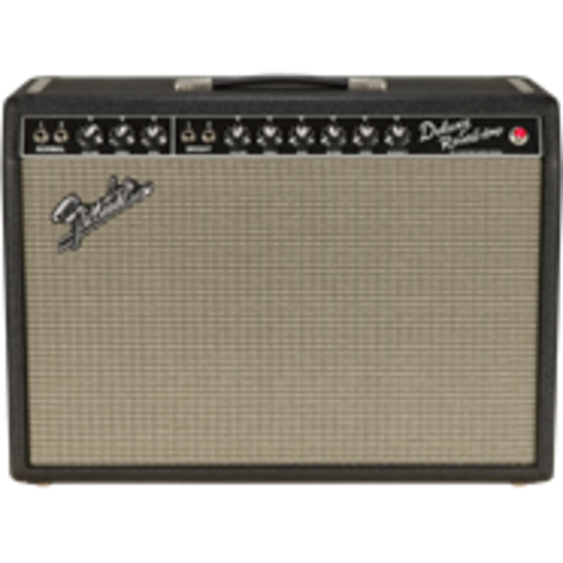 fender-64-custom-deluxe-reverb-amplifier-black Fender '64 Custom Deluxe Reverb Amplifier - Black