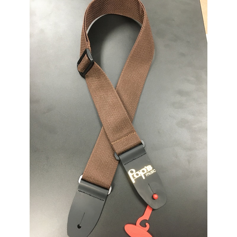 m8poly-brown-pop-s-logo-strap M8POLY-BROWN Pop's Logo Strap