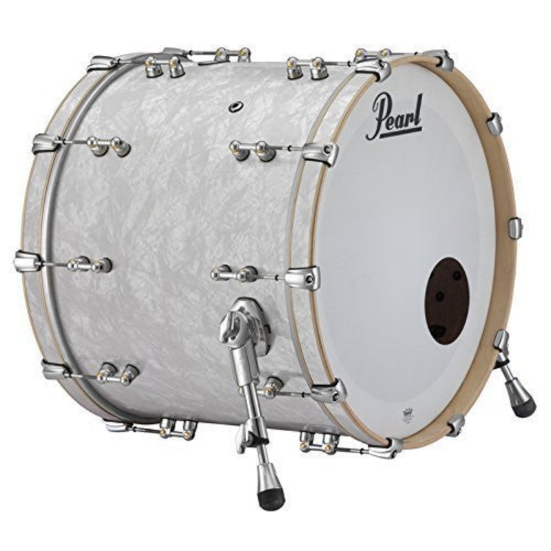 pearl-music-city-custom-reference-pure-22x20-bass-drum-matte-white-marine-pearl-rfp2220bx-c422 Pearl Music City Custom Reference Pure 22x20 Bass Drum, Matte White Marine Pearl (RFP2220BX/C422)