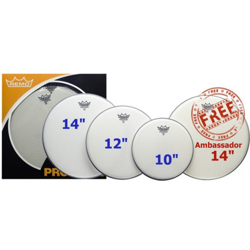 remo-emperor-pro-pack-10-12-14-14-ambassador Remo Emperor Pro Pack 10-12-14 + 14" Ambassador