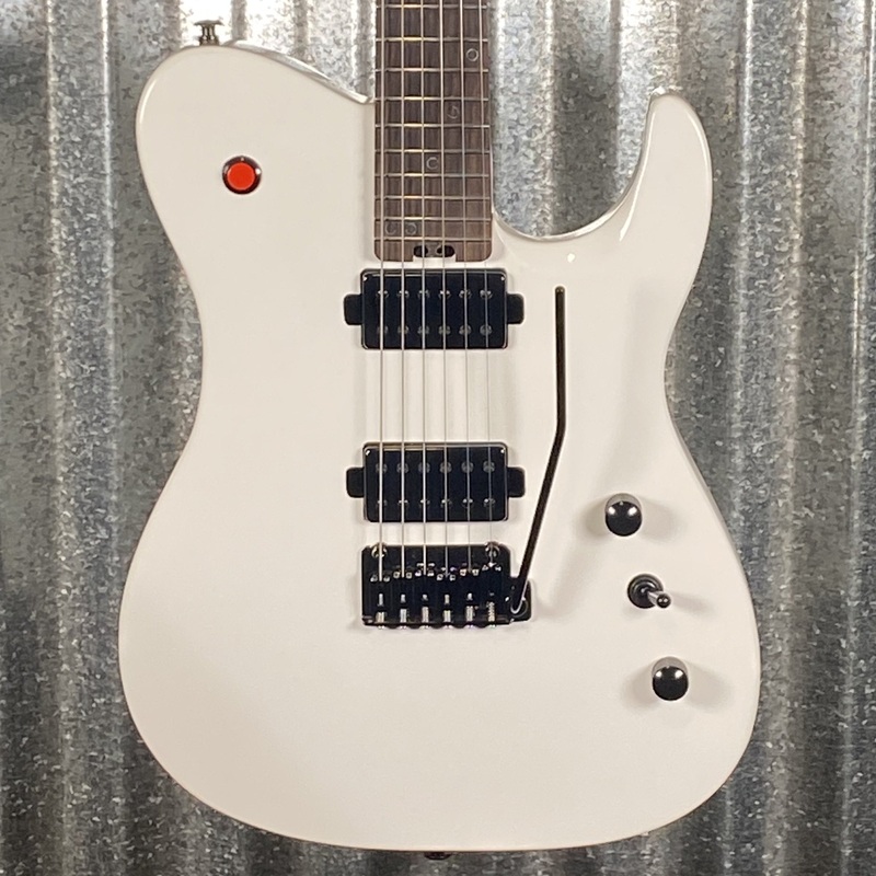 westcreek-guitars-helyx-t-style-dual-humbucker-white-guitar-0177-used Westcreek Guitars Helyx T Style Dual Humbucker White Guitar #0177 Used