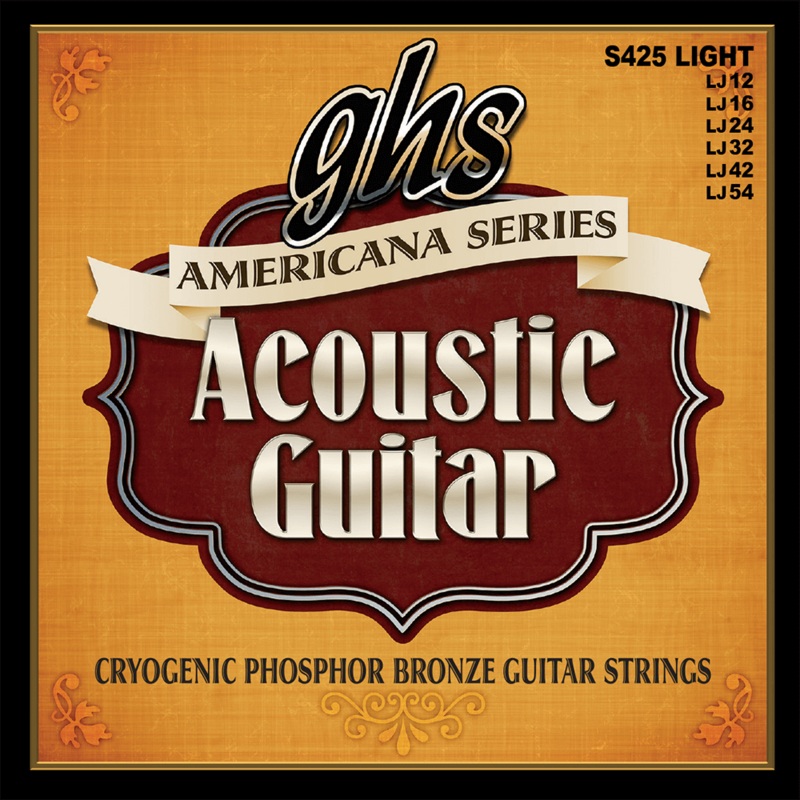 ghs-light-americana-phosphor-bronze-acoustic-s425-12-54 GHS Light Americana Phosphor Bronze Acoustic - S425, 12-54