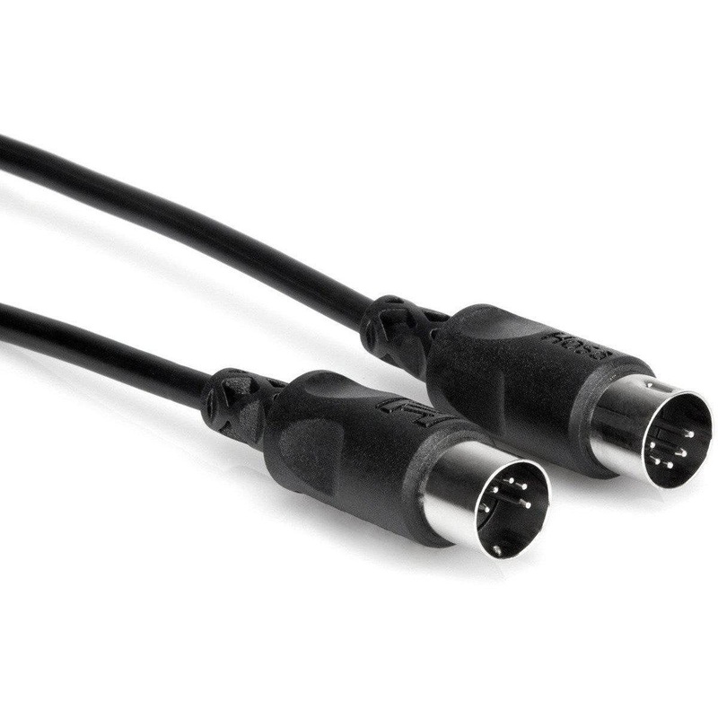 hosa-midi-cable-5-pin-din-to-same-midi315bk Hosa MIDI Cable 5-pin DIN to Same, MIDI315BK