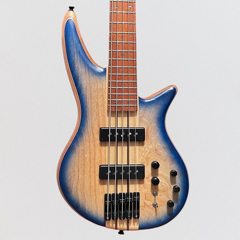 jackson-pro-series-spectra-bass-sba-v-5-string-electric-bass-guitar-blue-burst Jackson Pro Series Spectra Bass SBA V 5 String Electric Bass Guitar - Blue Burst