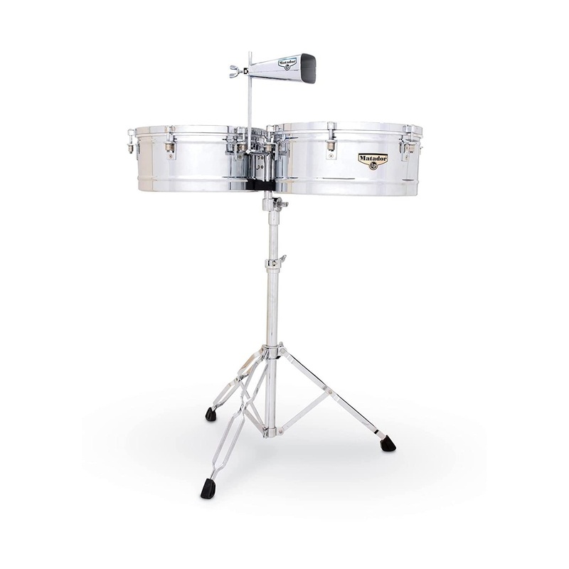 latin-percussion-matador-14-15-timbales-chrome-m257 Latin Percussion Matador 14" & 15" Timbales - Chrome (M257)