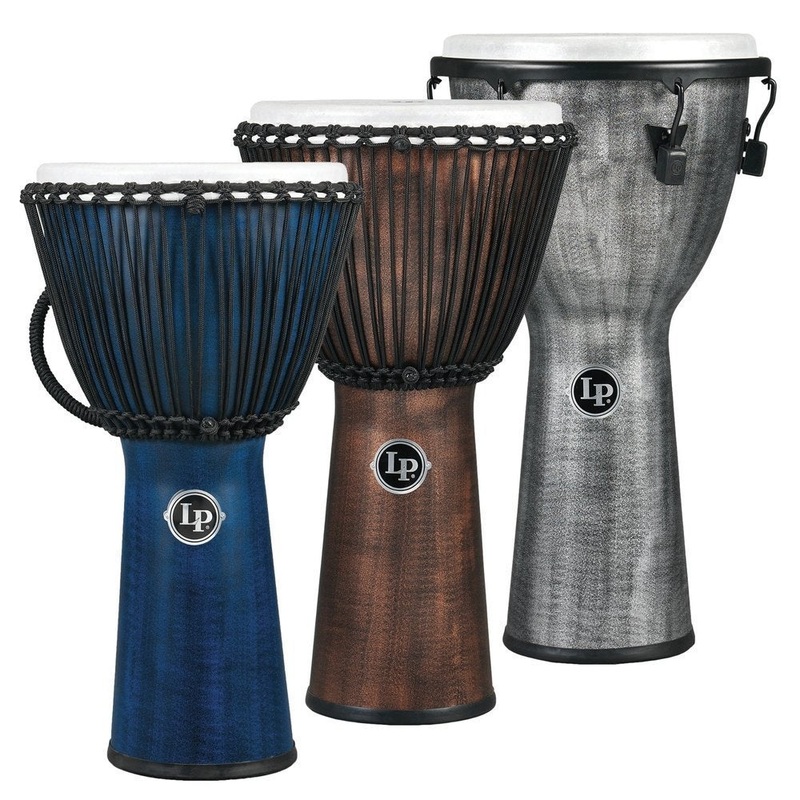 lp-gray-djembe-world-beat-fx-rope-tuned-lp724g LP Gray Djembe World Beat FX Rope Tuned LP724G
