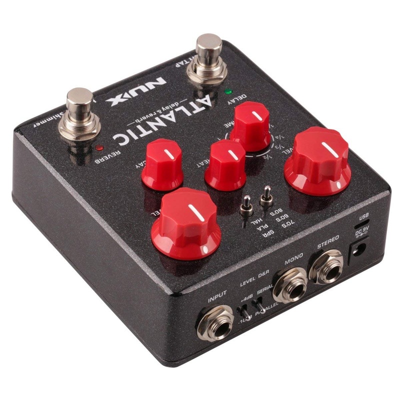 nux-atlantic-multi-delay-and-reverb-effect-pedal-with-inside-routing-and-secondary-reverb-effects NUX Atlantic Multi Delay and Reverb Effect Pedal with Inside Routing and Secondary Reverb Effects
