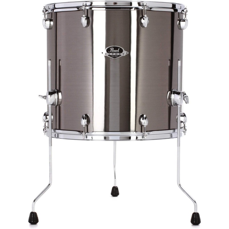 pearl-export-exx-18x16-floor-tom-smokey-chrome-exx1816f-c21 Pearl Export EXX 18x16 Floor Tom - Smokey Chrome (EXX1816F/C21)