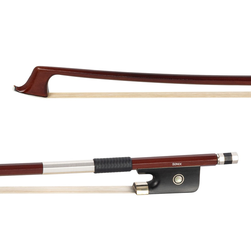 sonix-by-mmx-63-student-sandalwood-cello-bow-3-4-three-quarter-size-mmx63vc34 Sonix by MMX 63 student Sandalwood cello bow - 3/4 three quarter size (MMX63VC34)