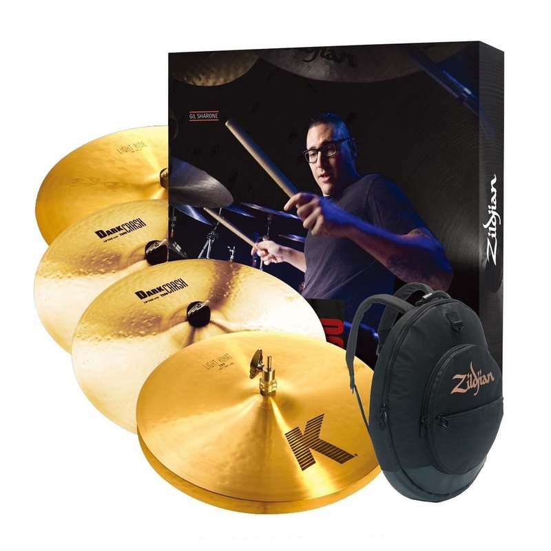 zildjian-k-light-cymbal-set-with-gig-bag-kp100 Zildjian K Light Cymbal Set With Gig Bag KP100