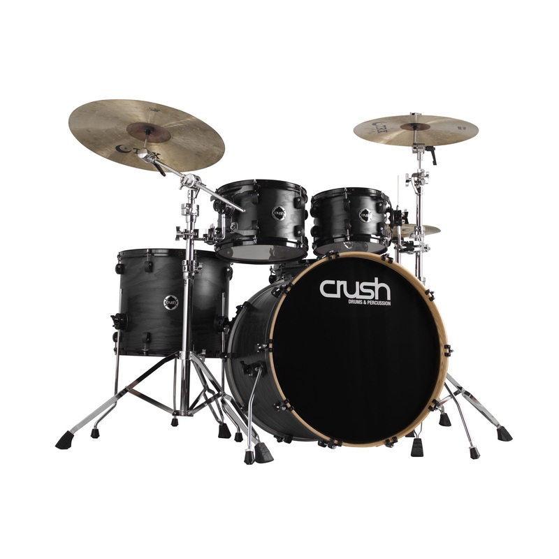 crush-chameleon-ash-5-piece-shell-pack-trans-satin-black-20-bass Crush Chameleon Ash 5-Piece Shell Pack - Trans Satin Black (20" Bass)