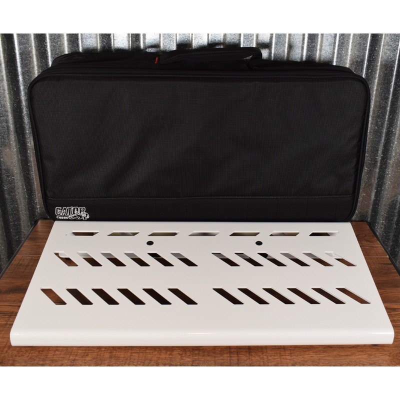 gator-gpb-bak-wh-aluminum-guitar-effect-pedalboard-bag-white Gator GPB-BAK-WH Aluminum Guitar Effect Pedalboard & Bag White