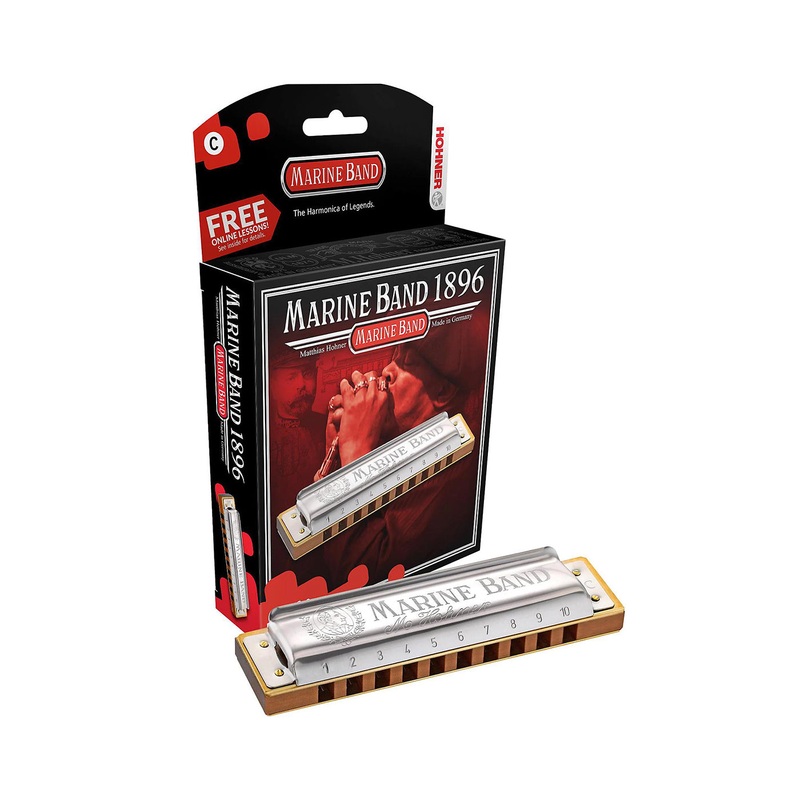 hohner-hh1896b-marine-band-harmonica-key-c Hohner HH1896B Marine Band Harmonica - Key C