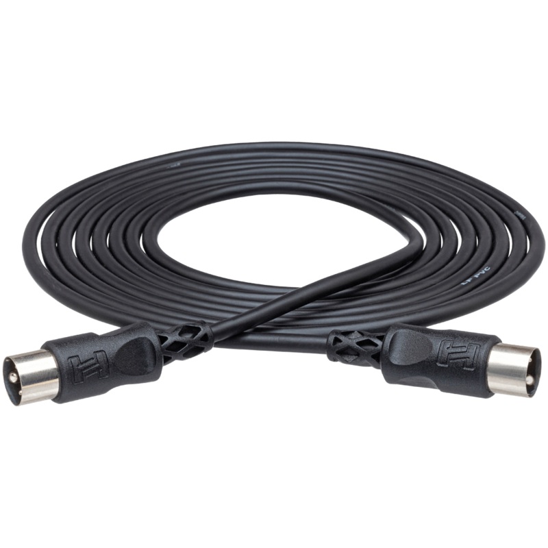 hosa-midi-cable-5-pin-din-to-same-10-ft-mid-310bk Hosa MIDI Cable, 5-pin DIN to Same, 10 ft MID-310BK