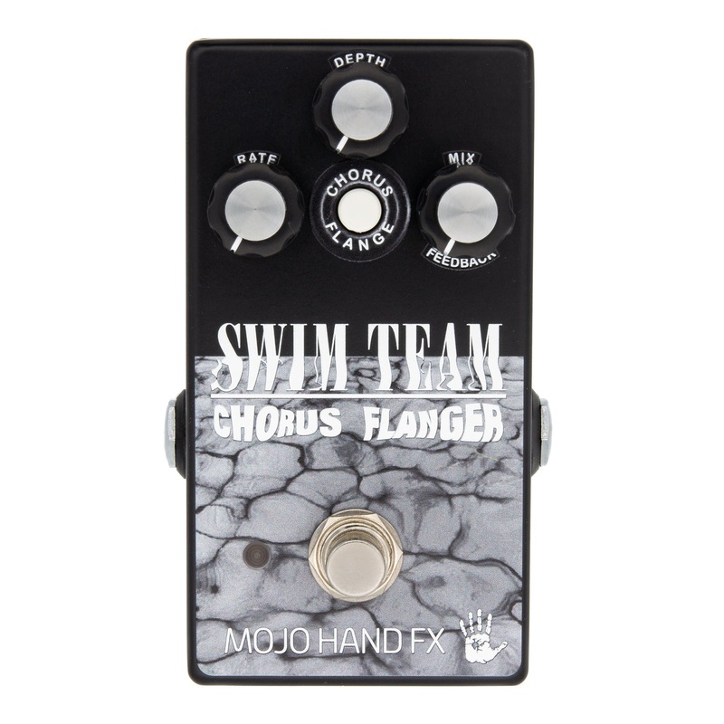 mojo-hand-fx-swim-team-chorus-flanger-pedal-bleached-edition Mojo Hand FX Swim Team Chorus Flanger Pedal - Bleached Edition