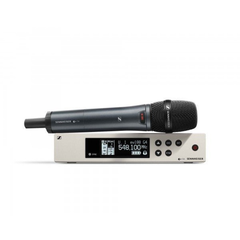 sennheiser-ew100-g4-gb-handheld-mic-system-with-935s-cardioid-transmitter-ch38 Sennheiser EW100 G4-GB Handheld Mic System with 935S Cardioid Transmitter (CH38)