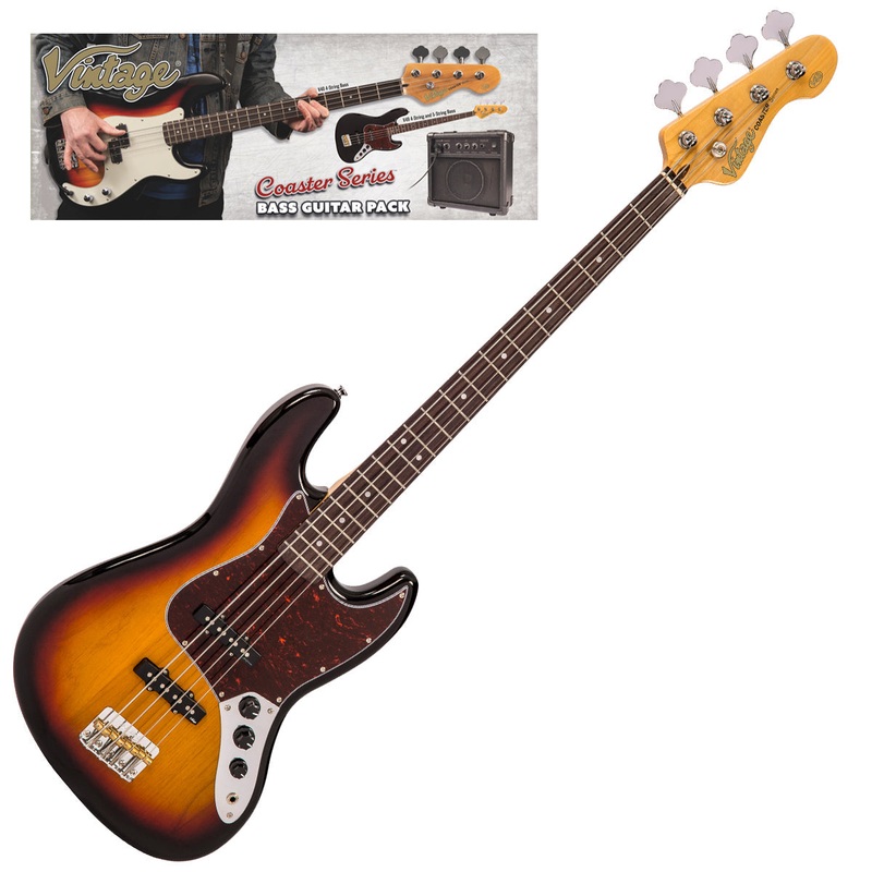 vintage-v49-coaster-series-bass-guitar-pack-3-tone-sunburst Vintage V49 Coaster Series Bass Guitar Pack ~ 3 Tone Sunburst
