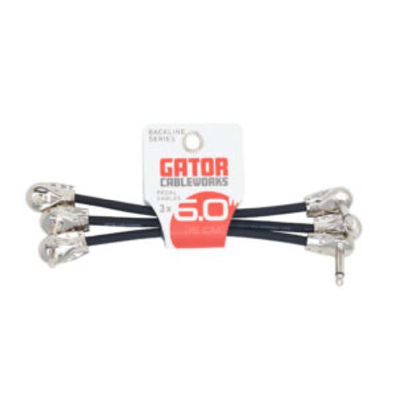 gator-cableworks-backline-6-inch-patch-cables-3-pack Gator Cableworks Backline 6-Inch Patch Cables, 3-Pack