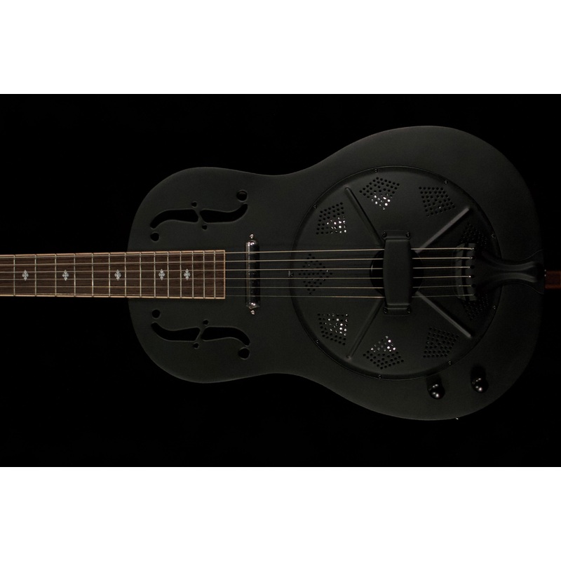 gold-tone-black-left-handed-spider-cone-left-handed-resophonic-acoustic-guitar Gold Tone Black Left Handed Spider Cone Left-handed Resophonic Acoustic Guitar