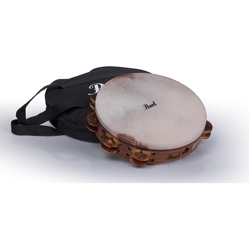 pearl-orchestral-tambourine-beryllium-copper-double-row-copper-petm1018cp-beryllium-copper Pearl Orchestral Tambourine Beryllium Copper Double Row - Copper (PETM1018CP) Beryllium Copper