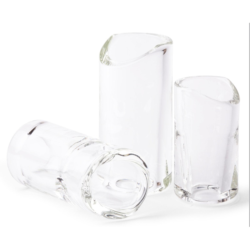 rock-slide-precision-molded-clear-glass-medium Rock Slide Precision Molded Clear Glass - Medium