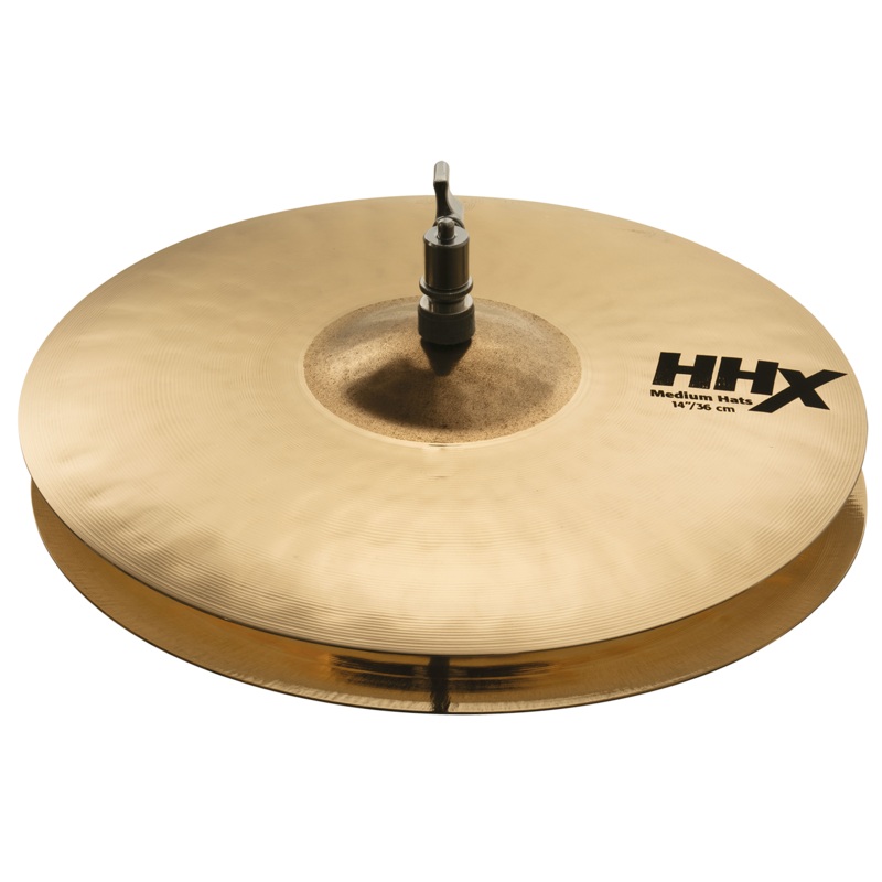 sabian-14-hhx-medium-hat-top-brilliant-finish-11402xmb-1 Sabian - 14" HHX Medium Hat Top Brilliant Finish - 11402XMB/1