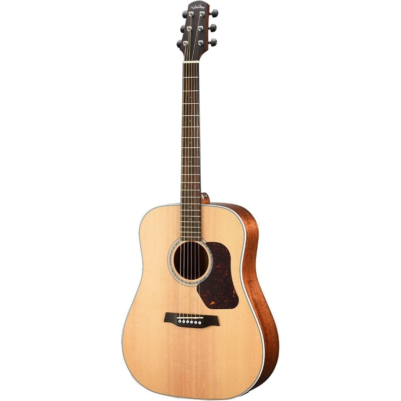 walden-d740e-natura-all-solid-sitka-mahogany-dreadnought-acoustic-electric-guitar-satin-natural Walden D740E Natura All-Solid Sitka/Mahogany Dreadnought Acoustic-Electric Guitar - Satin Natural