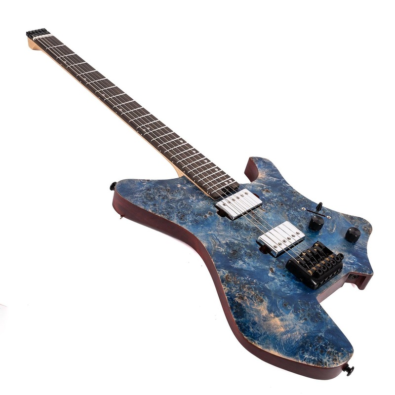 eart-guitars-gw2-right-handed-headless-electric-guitars-model-satin-finish-blue Eart Guitars, GW2 Right Handed Headless Electric Guitars Model Satin Finish, Blue