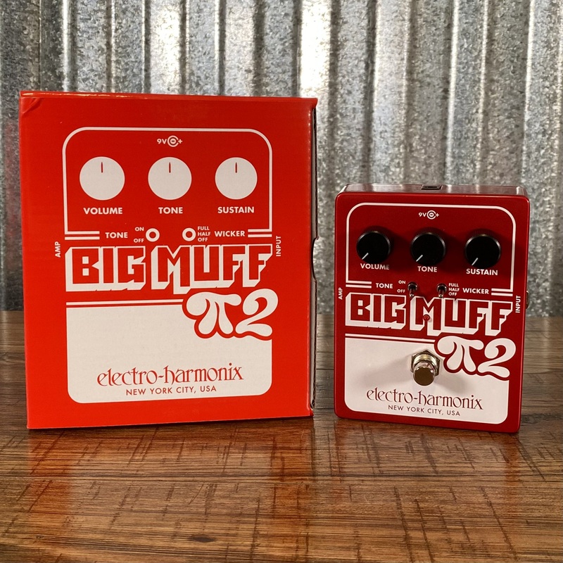electro-harmonix-ehx-big-muff-pi-2-with-tone-wicker-fuzz-guitar-effect-pedal Electro-Harmonix EHX Big Muff Pi 2 with Tone Wicker Fuzz Guitar Effect Pedal