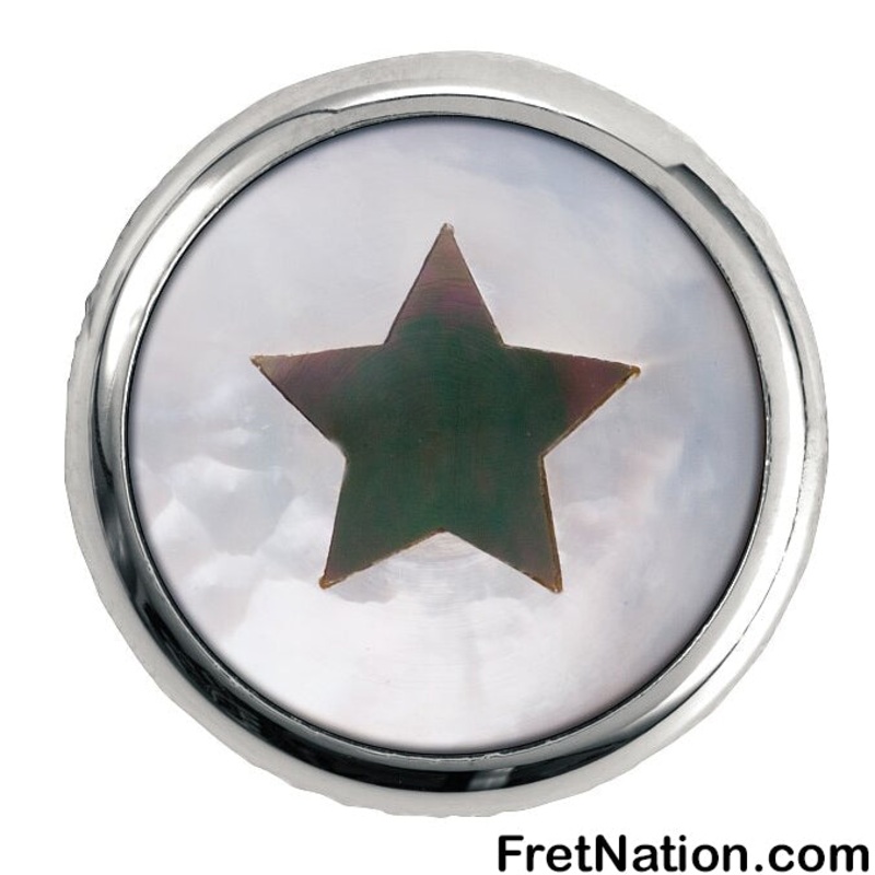 framus-warwick-potentiometer-dome-knob-star-inlay-chrome-sp-30418-cr-star Framus & Warwick - Potentiometer Dome Knob, Star, Inlay - Chrome - SP 30418 CR STAR