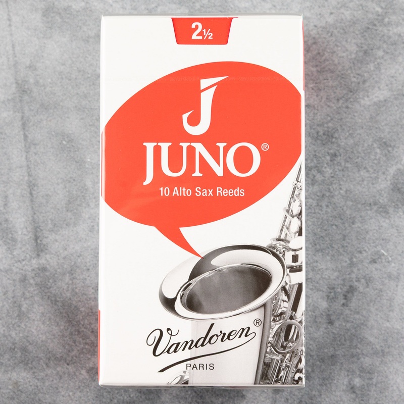 juno-alto-sax-reeds-strength-2-5-box-of-10 Juno Alto Sax Reeds, Strength 2.5 (Box of 10)