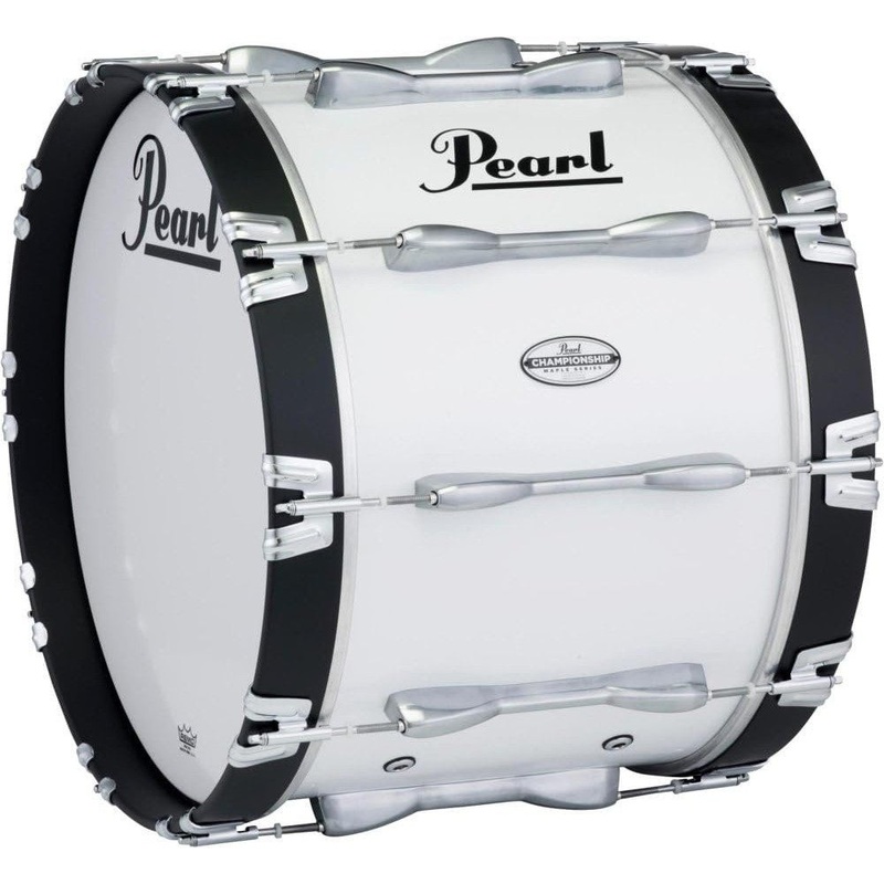 pearl-26x14-championship-maple-marching-bass-drum-pure-white-pbdm2614-a33-pure-white Pearl 26x14" Championship Maple Marching Bass Drum - Pure White (PBDM2614/A33) Pure White