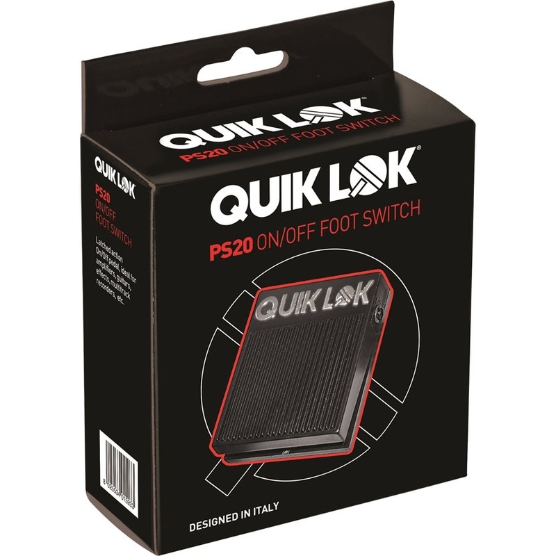 quik-lok-ps-20-latching-foot-switch-pedal Quik Lok - PS/20 Latching Foot Switch Pedal