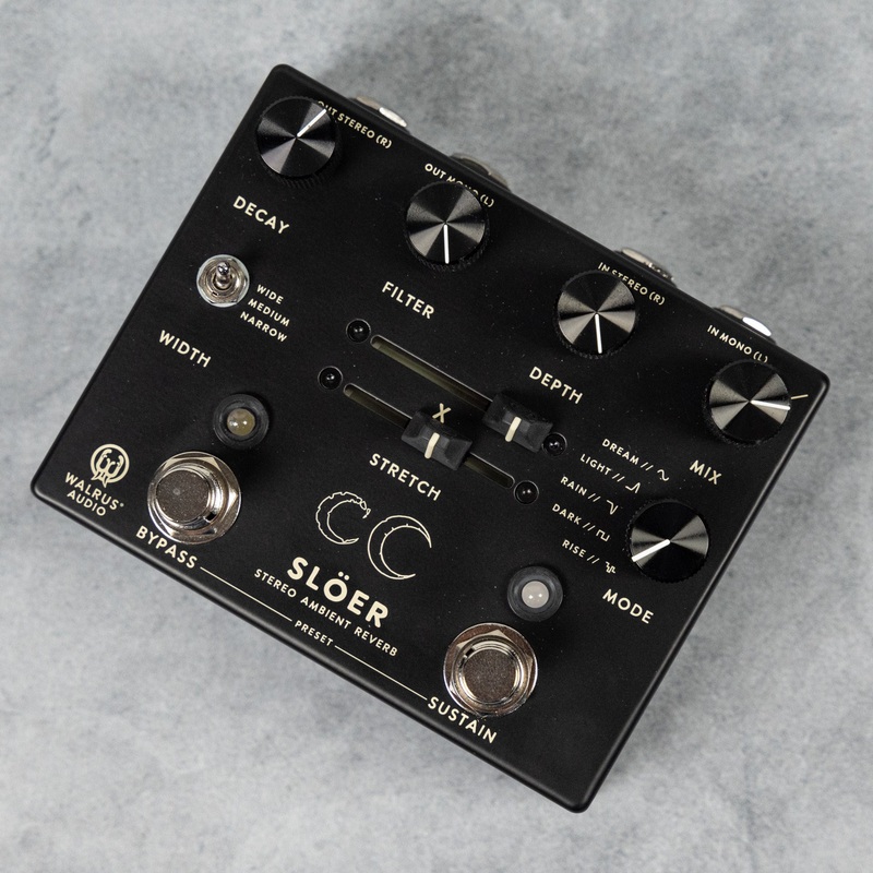 walrus-audio-sler-ambient-reverb-black Walrus Audio Sler Ambient Reverb, Black