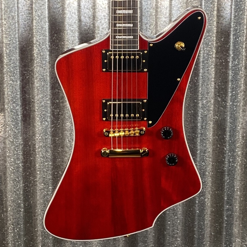 westcreek-guitars-mirage-t-bird-style-dual-humbucker-guitar-red-0046-used Westcreek Guitars Mirage T Bird Style Dual Humbucker Guitar Red #0046 Used
