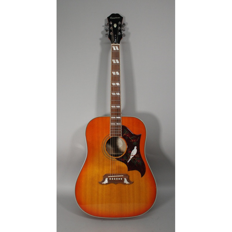 2019-epiphone-dove-pro-acoustic-electric-dreadnought-violinburst-finish 2019 Epiphone Dove Pro Acoustic-Electric Dreadnought Violinburst Finish