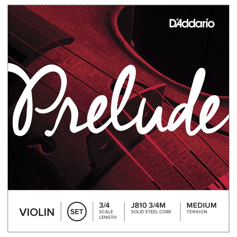 d-addario-prelude-violin-string-set-3-4-scale-medium-tension-warm-durable-sound-for-student-musicians D'Addario Prelude Violin String Set - 3/4 Scale, Medium Tension - Warm, Durable Sound for Student Musicians