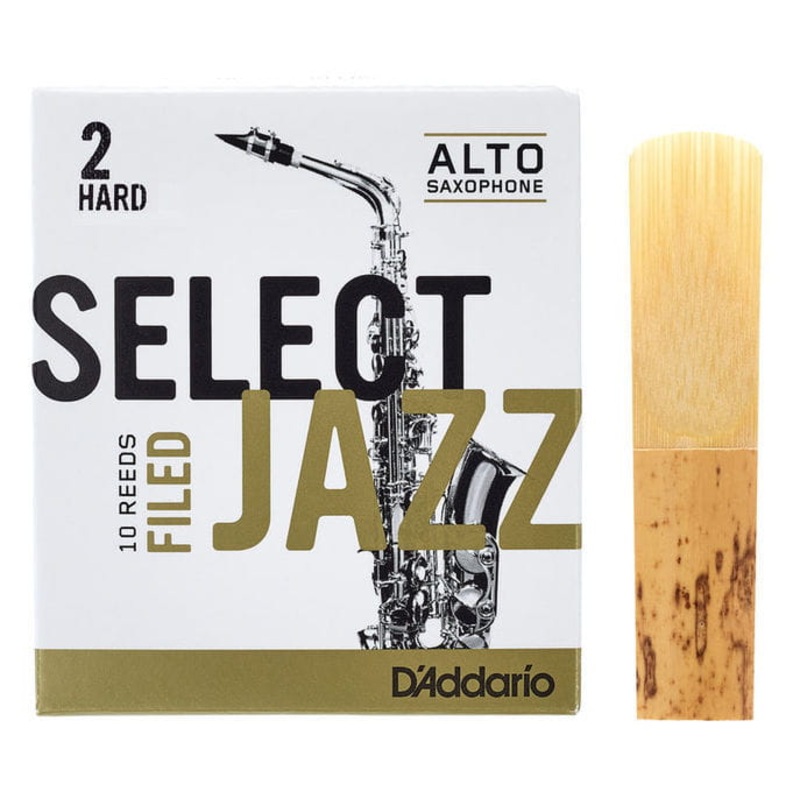 d-addario-rsf10asx2h-select-jazz-filed-single-alto-sax-reed-2h D'Addario RSF10ASX2H Select Jazz FILED SINGLE Alto Sax Reed 2H