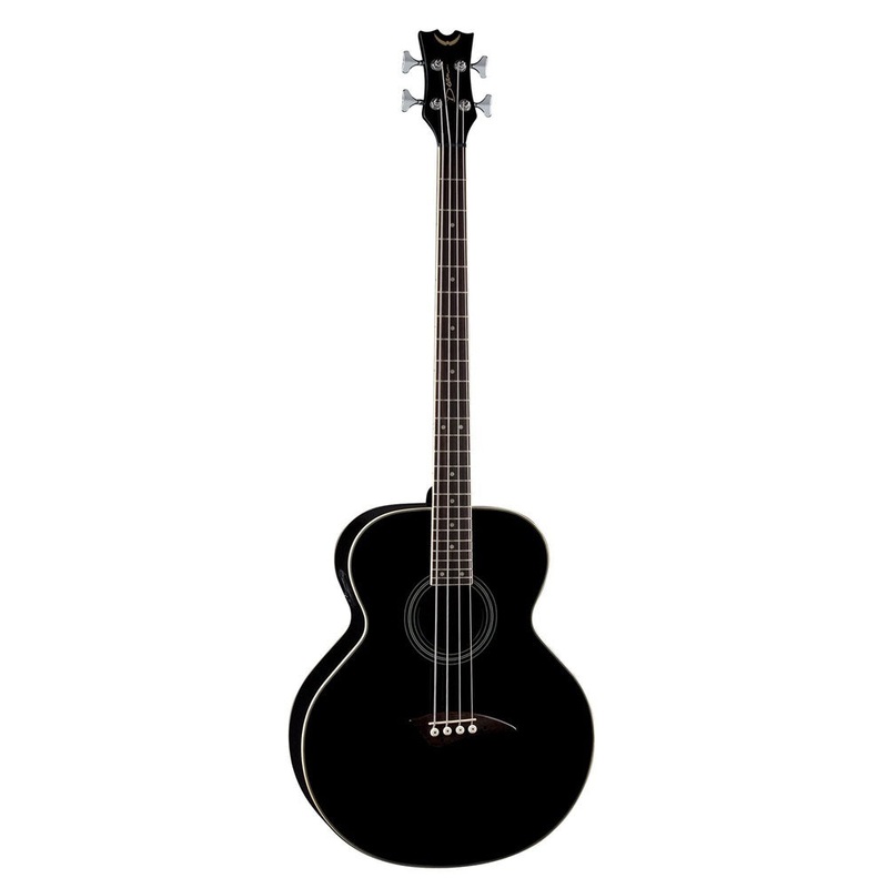 dean-acoustic-electric-bass-classic-black Dean Acoustic-Electric Bass, Classic Black